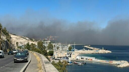 France wildfire shuts down Marseille airport, halts trains