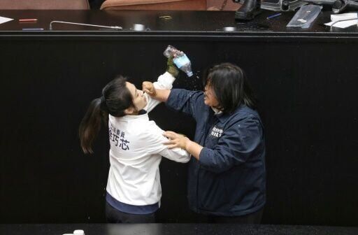 Taiwan lawmakers brawl over bills that would 'damage democracy'