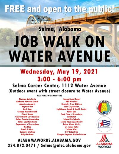 Selma Career Center to hold outdoor job fair on Water Avenue tomorrow