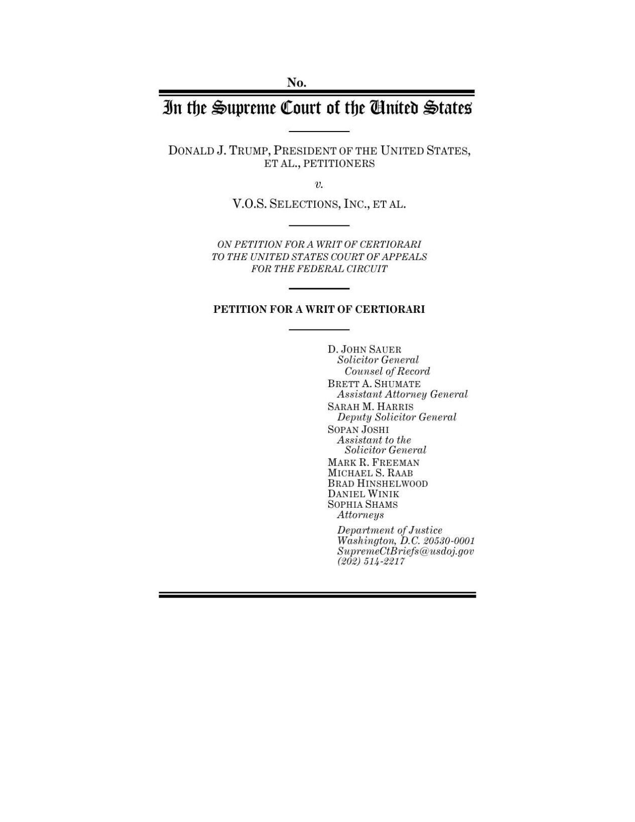Cert petition 9-3-25