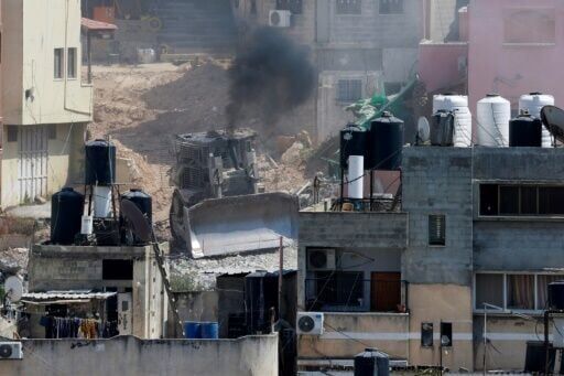 Israel army bulldozers plough through homes at West Bank camps