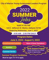 City of Marion to take applications for Young Government Leaders Program