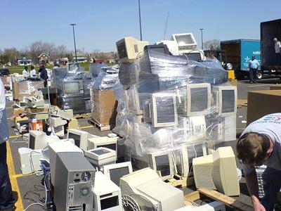 Electronic waste stock