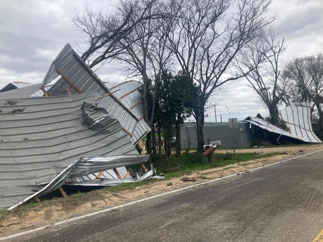 Selma Flea Market wind damage