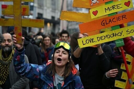 Protesters took to the streets against the environmental, economic and social impact of the Games.