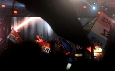 Nazi-sympathising singer's huge gig to paralyse Zagreb