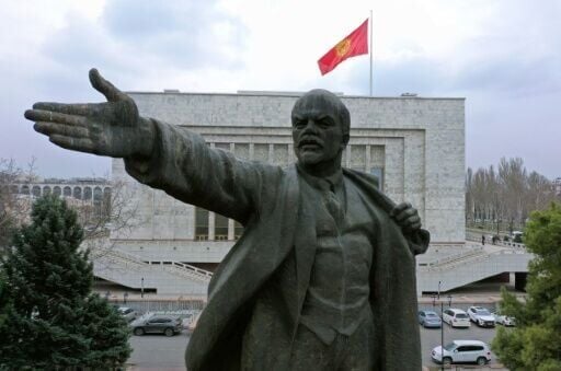 Monuments to Vladimir Lenin, the founder of the USSR, are an awkward reminder of the Soviet era