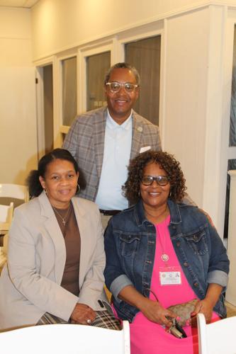 Johnny Moss and staff