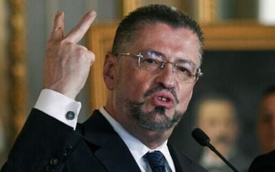 Costa Rica's President Rodrigo Chaves called for ridding the western hemisphere of communism moments after his government cut ties with Cuba