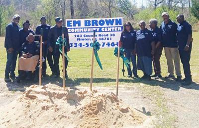 E.M. Brown Community Center being rebuilt in Minter