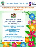 Recruitment kick-off for BBCF Head Start program to be held this Wednesday