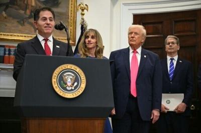 Michael Dell, CEO of Dell Technologies and his wife Susan announced a $6.25 billion donation to so-called 'Trump Accounts'