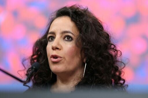 Tunisian film director Leyla Bouzid presented 'In a Whisper' at the Berlin film festival