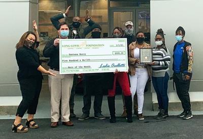 Santana Hurry chosen as Long-Lewis Automotive Group Local Hero of the Month for December