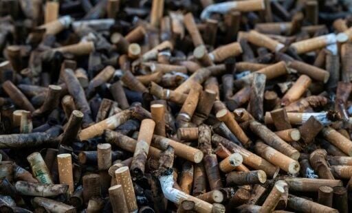 An estimated 4.5 trillion cigarette butts are littered every year