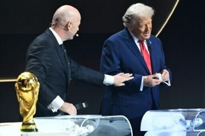 US President Donald Trump took part in last week's World Cup group stage draw