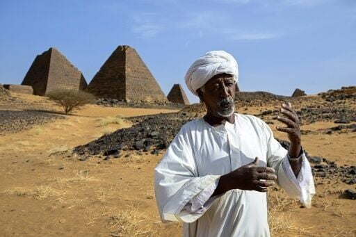 Mostafa Ahmed Mostafa is the heir to generations of groundskeepers in his family who have guarded Sudan's pyramids of Meroe