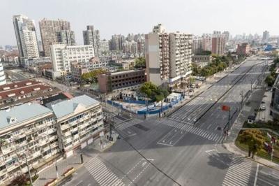 Covid lockdowns paralysed transport, leaving city streets like Shanghai empty and the skies cleaner