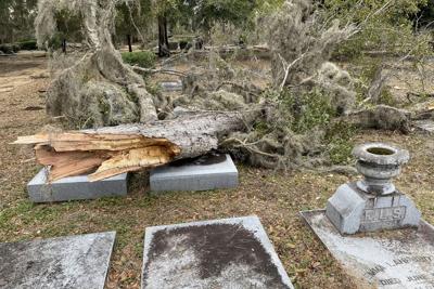 Selma Cemetery Department gives update on repairing tornado-damaged cemeteries