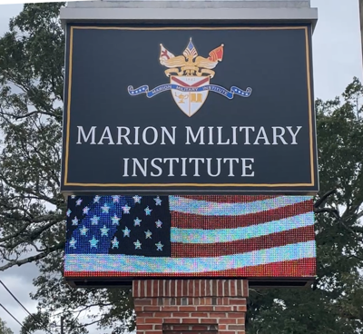 Marion Military Institute sign