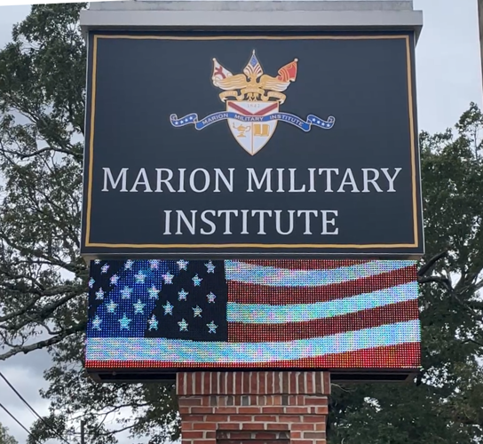 Marion Military Institute sign