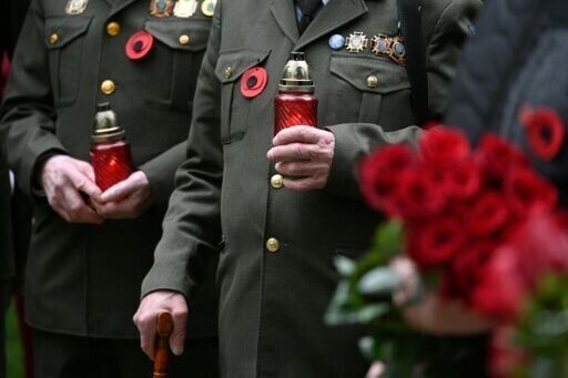 Putin hails troops in Ukraine as allies attend WWII parade