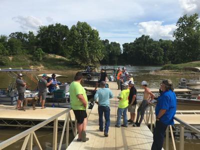 Mike and Whitney Ross of Selma win third place in Alabama Catfish Series tournament at Selma Landing