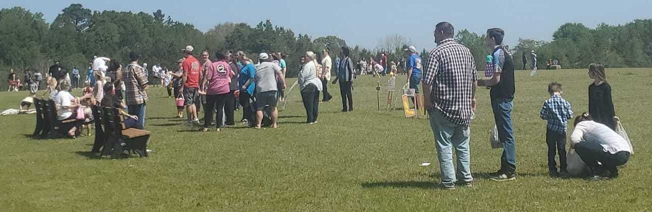Dallas County churches gather for community Easter egg hunt