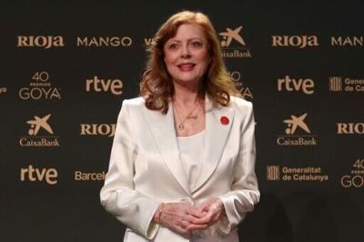 Sarandon was in Spain to receive an honour at Spain's Goya awards for Spanish cinema