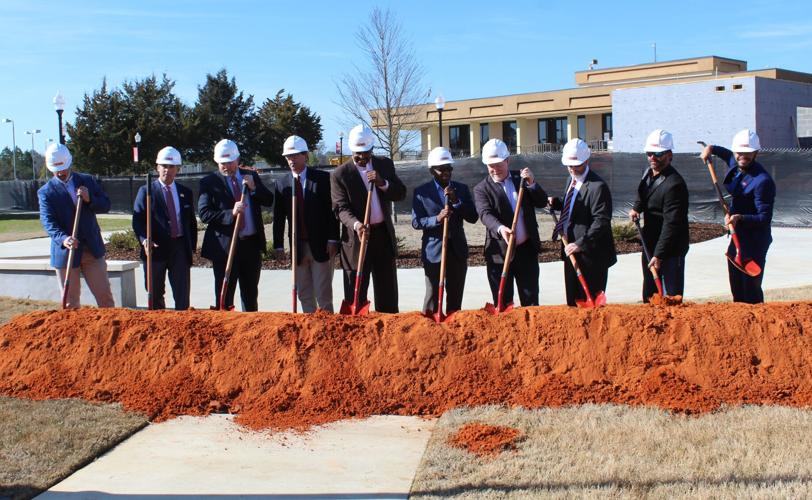 UWA groundbreaking student union dirt