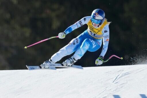 Johnson wins shock world downhill gold, US teammate Vonn 15th