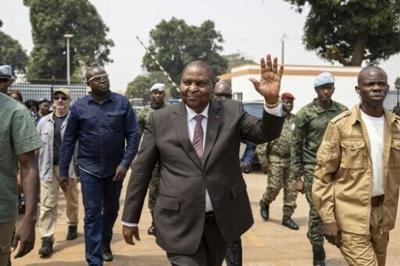 Central African Republic President Faustin Archange Touadera won a landslide in last month's election, with 78 percent of the vote, according to final results