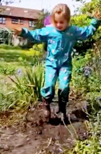 Five-year-old Peppa Pig fan crowned World Puddle Jumping Champion