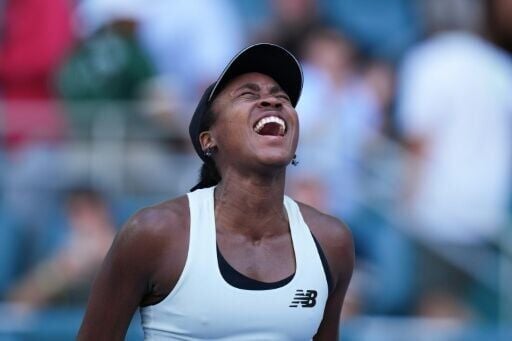 American Coco Gauff is through to the Miami Open final after a victory over Czech Karolina Muchova