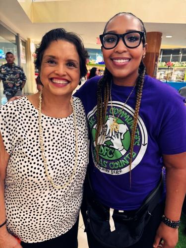 Jerria Martin with Guam governor