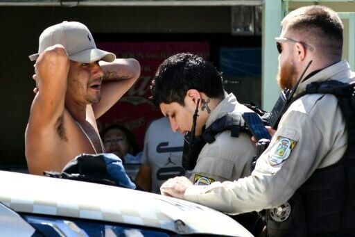 Costa Rica abolished its military in 1948, but the country's police force is involved in security operations, like this one in the capital San Jose