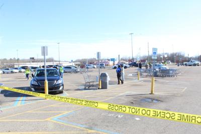 Walmart crime scene tape Jan 31 shooting