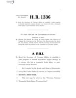 VA furnishing hyperbaric oxygen therapy takes another step in U.S. House