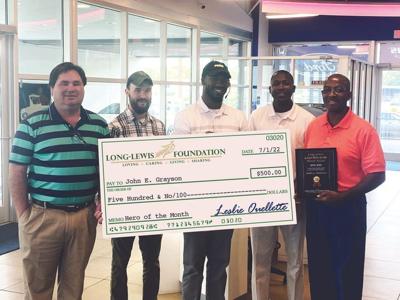 John E. Grayson is Long-Lewis Local Hero of the Month