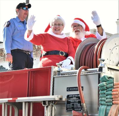 Santa at Selma Christmas parade