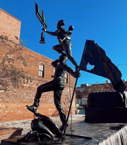 Blank Slate Monument arrives in Selma's ArtsRevive Pocket Park