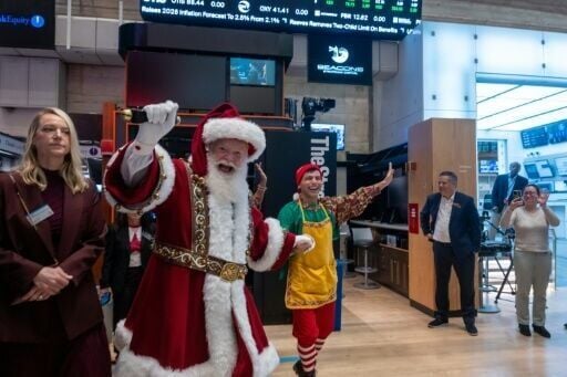 Santa Claus and elves made a visit to the New York Stock Exchange earlier this week, adding to the cheer in a positive period for equities