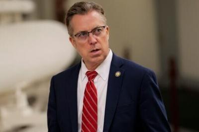 Andy Ogles, pictured at the US Capitol on February 03, 2026, said Muslims "don't belong" in US society