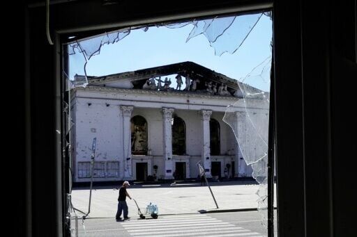 The Mariupol Drama Theatre was partially destroyed during Russia's siege of Mariupol in 2022