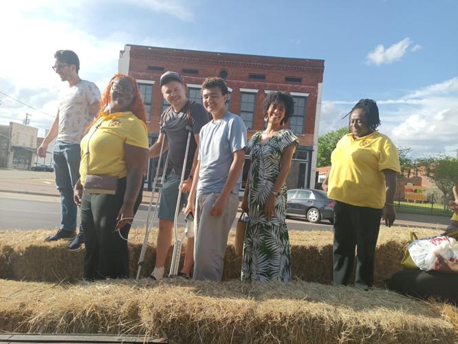 Selma Cinema Festival at Walton Theater with hay