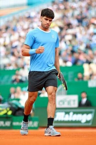 Carlos Alcaraz said he was happy to have his feet on clay again