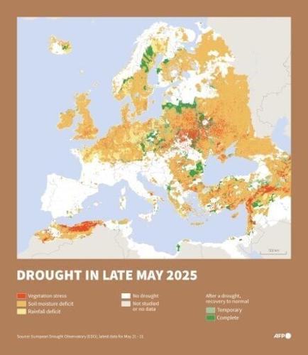 May 2025 second warmest on record: EU climate monitor