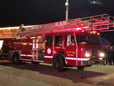 Troy Fire Department ladder truck