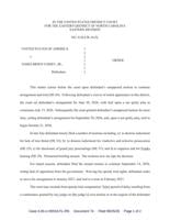 FNF - NC - Order Arraingment Postponed USA v James Comey