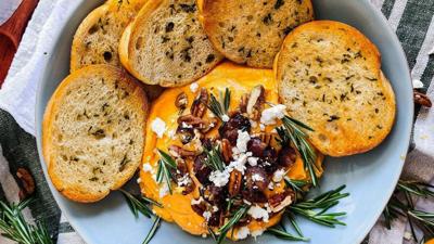 Sweet Potato Whipped Feta Dip